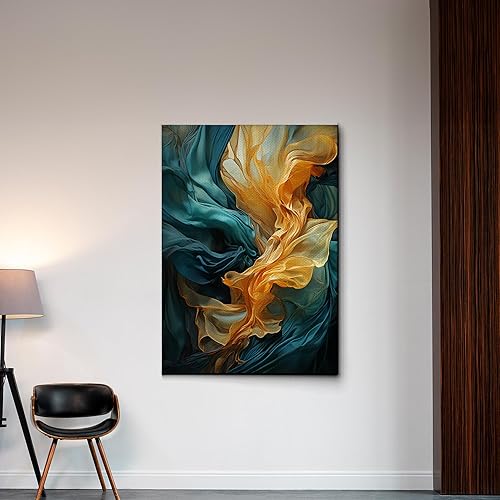 Miniatura 5 de Green White Gold minimalist texture Prints Green wall art green canvas Prints green abstract art Lime Green canvas wall art, Decor Canvas, Wall Decor