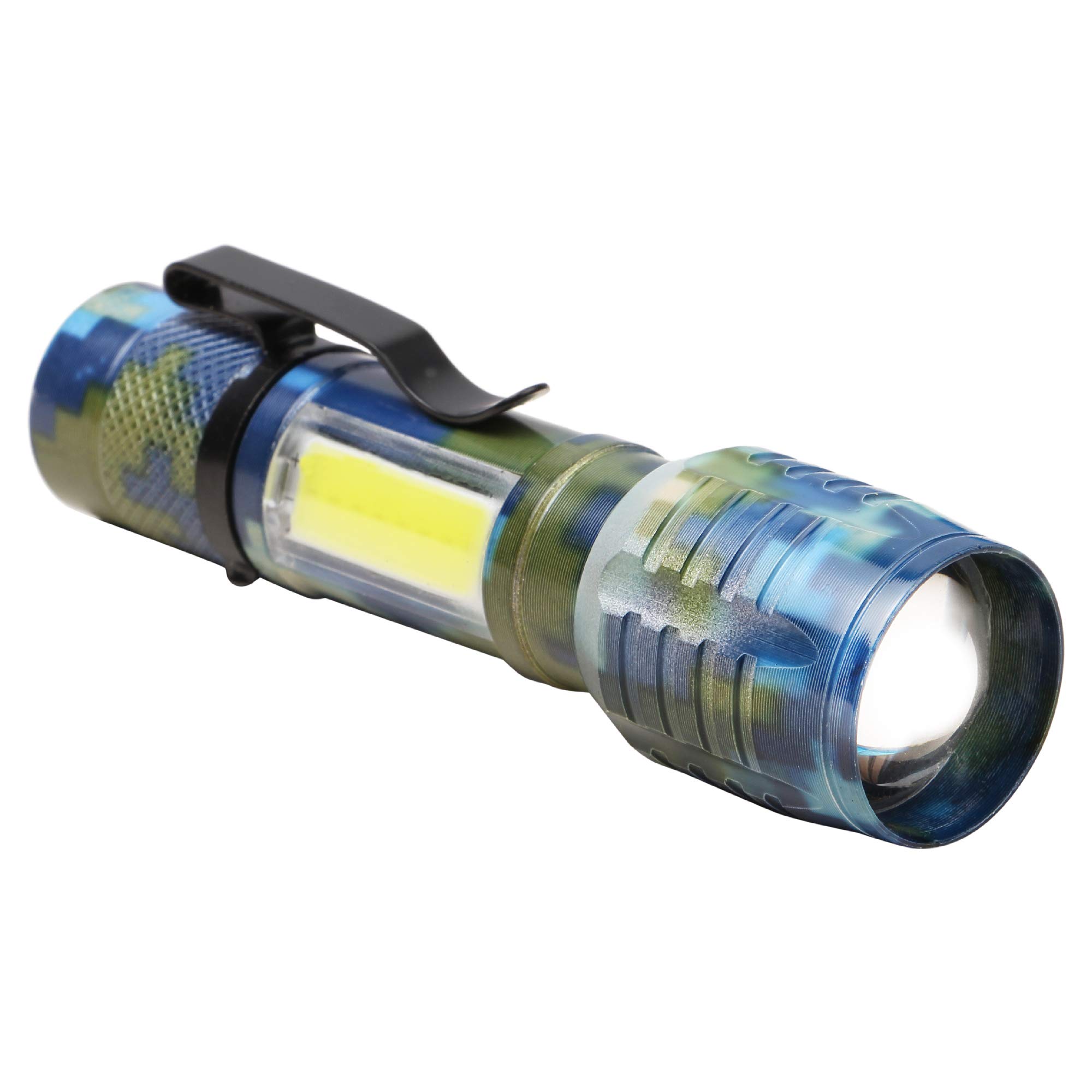 Care 4 USB Reachargeable Zoomable Torch light with 3 modes with clip militry blue (B08XZY7P6Q) Amazon Price History, Amazon Price Tracker