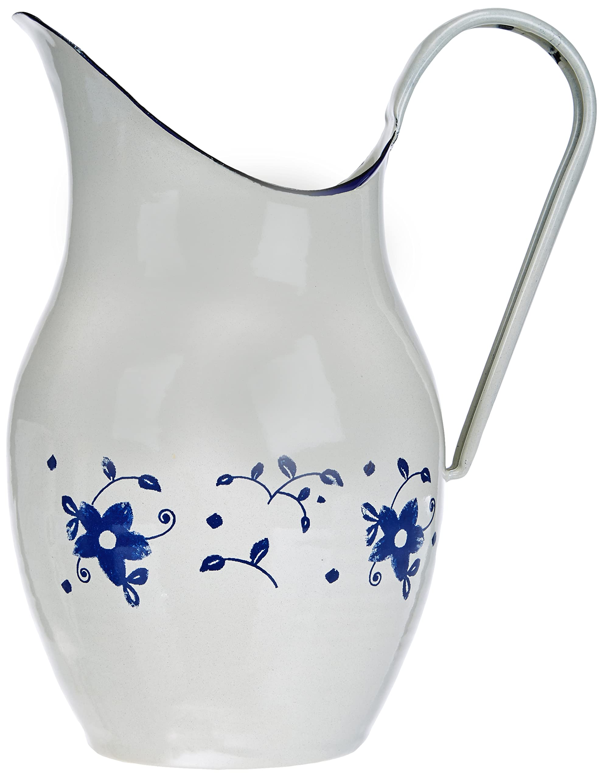 Ibili 919225 - Jarra bombada de acero esmaltado vitrificado 2,5 l Sena
