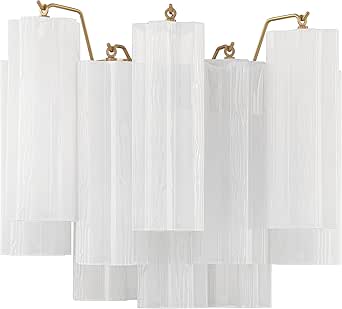 Crystorama Addis 2 Light Aged Brass Sconce