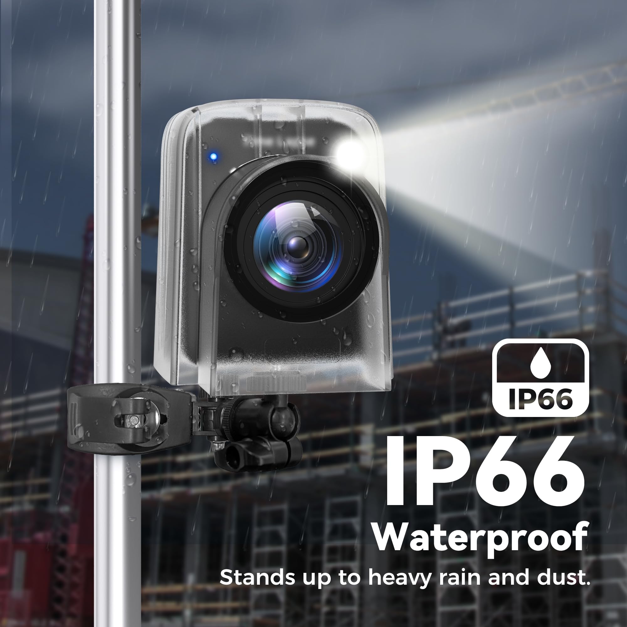 Dsoon 4K FHD Time Lapse Kamera IP66 Wasserdicht Außenbereich 6 Monate Akkulaufzeit 64GB TF-Karte