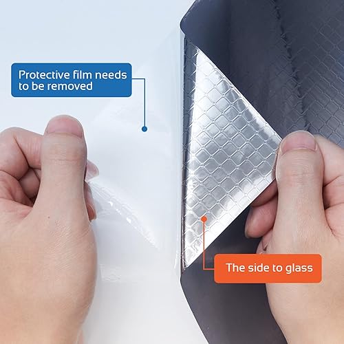 Miniatura 7 de Película unidireccional para ventana, bloqueo solar, UV, tintado de ventana, película de privacidad para ventana, no reflectantes, no adhesiva,