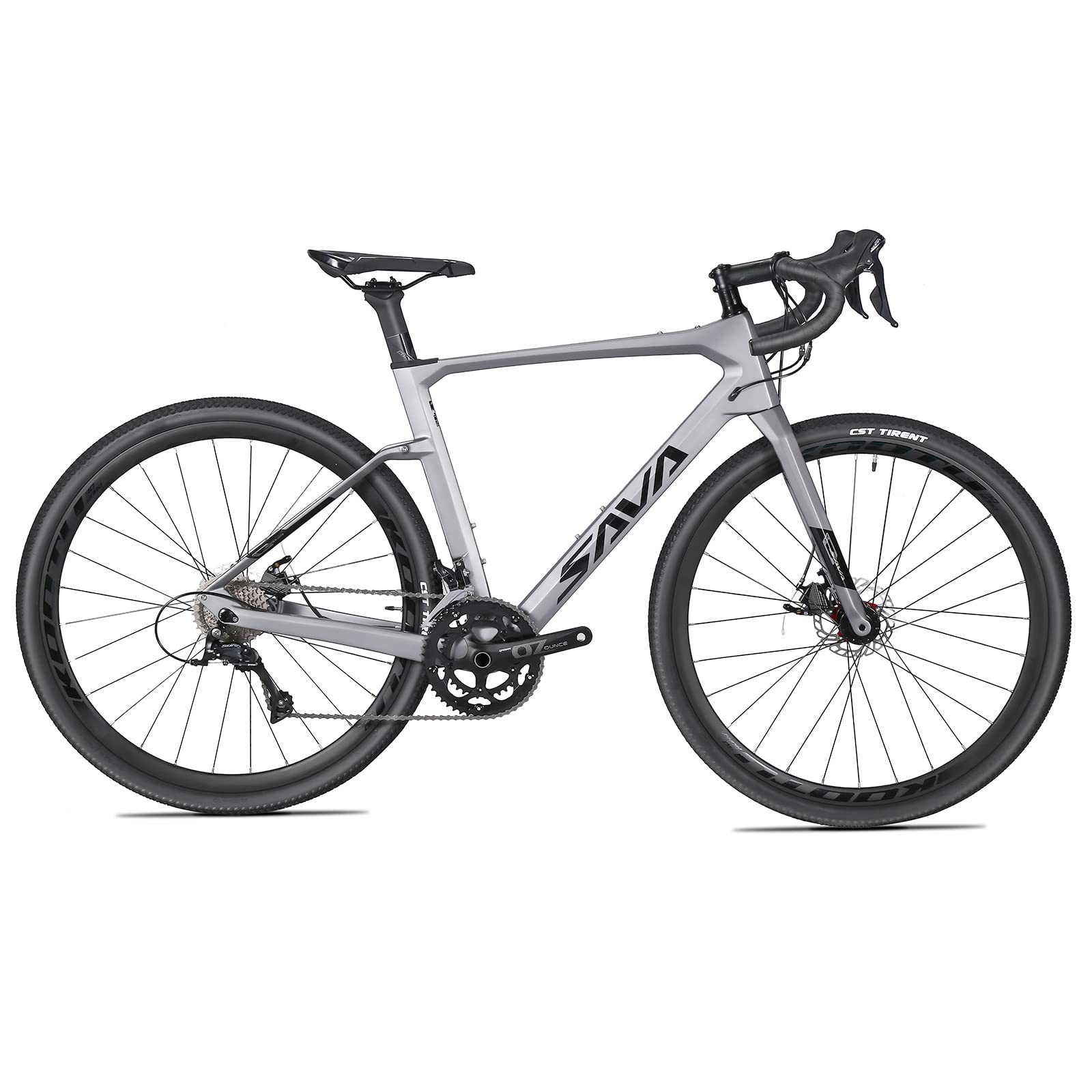 Buy SAVADECK Carbon Fiber Gravel Bike, Disc Brake Adventure Bike with