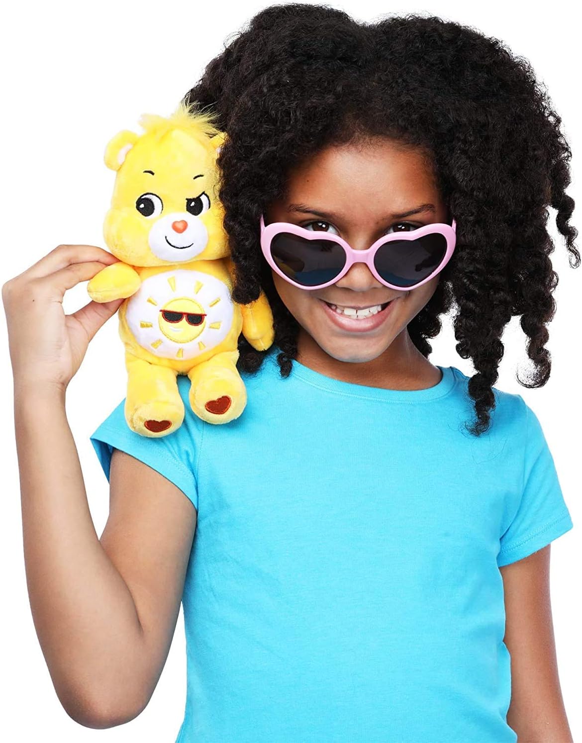 Care Bears 9" Fun Size Plush - Funshine Bear - Yellow Plushie for Ages 4+ – Stuffed Animal, Super Soft and Cuddly – Good for Girls and Boys, Employees, Collectors, Great Valentines Day Gift For Kids