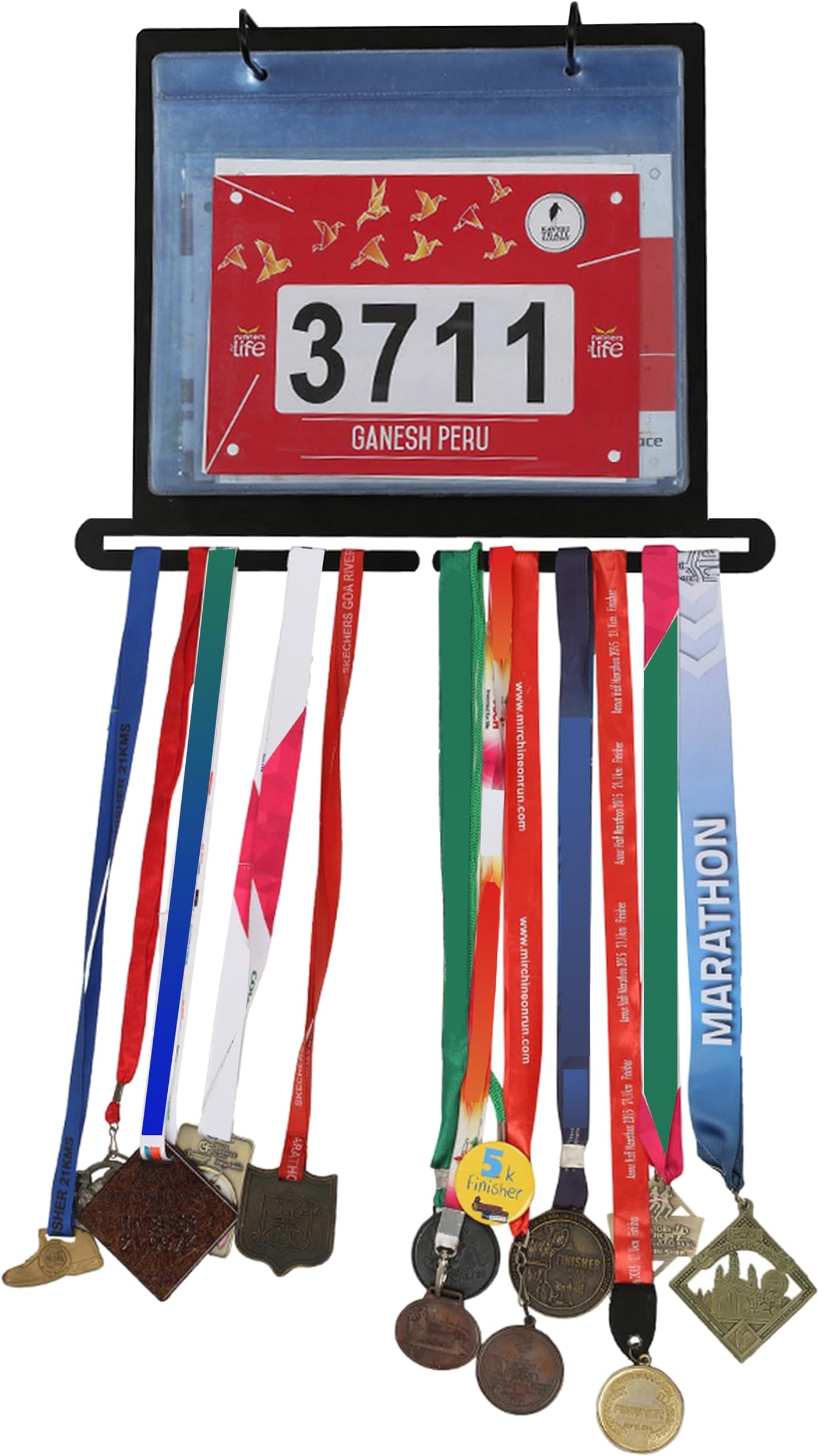 All in One Bib Display & Medal Hanger Unit (35 cm x 28 cm)