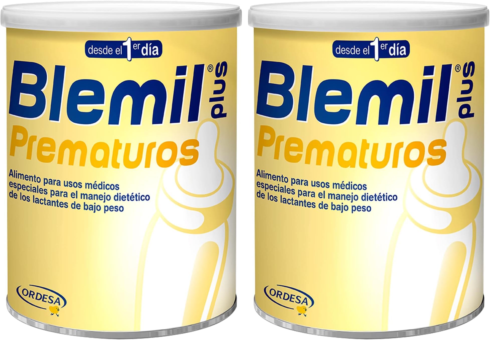 Blemil Plus Prematuros | 400g | Fórmula Láctea en polvo para Recién Nacidos con Bajo Peso (Paquete de 2)