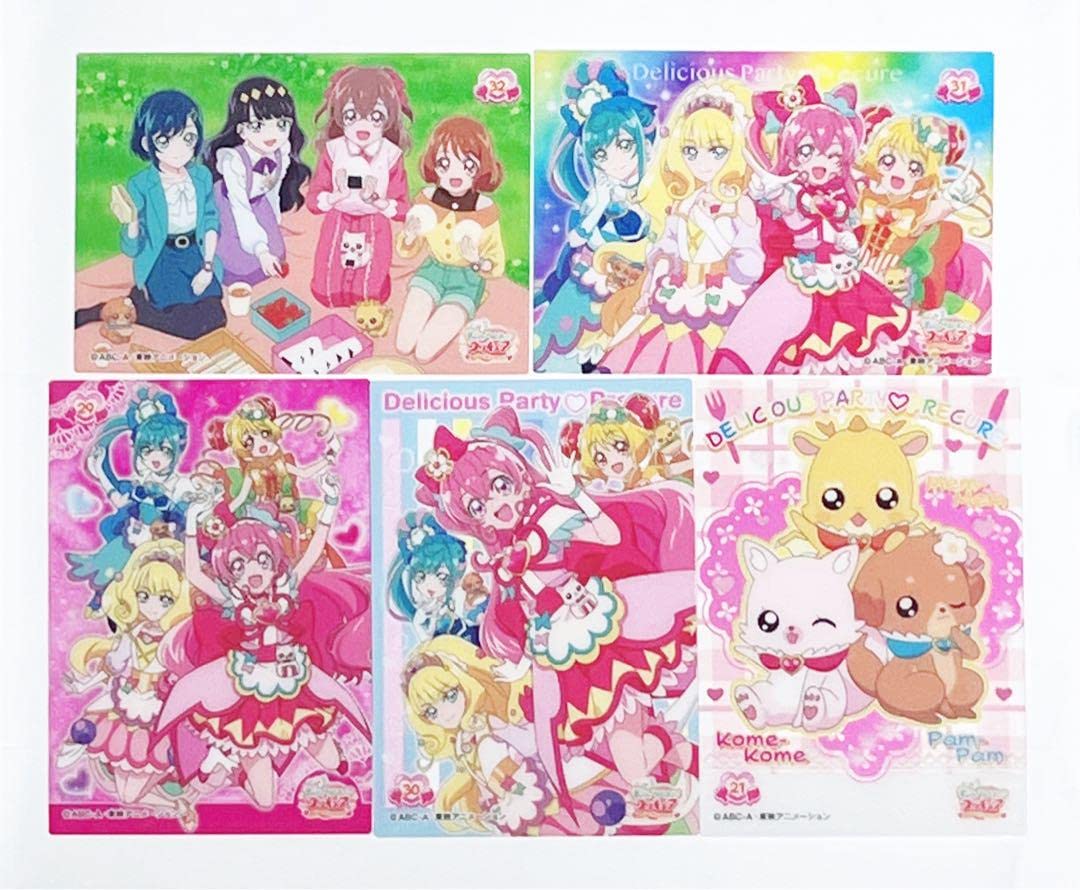 デリシャスパーティプリキュア エンドカード クリアファイル 全6種セット Amazon.co.jp: デリシャスパーティプリキュア エンドカード
