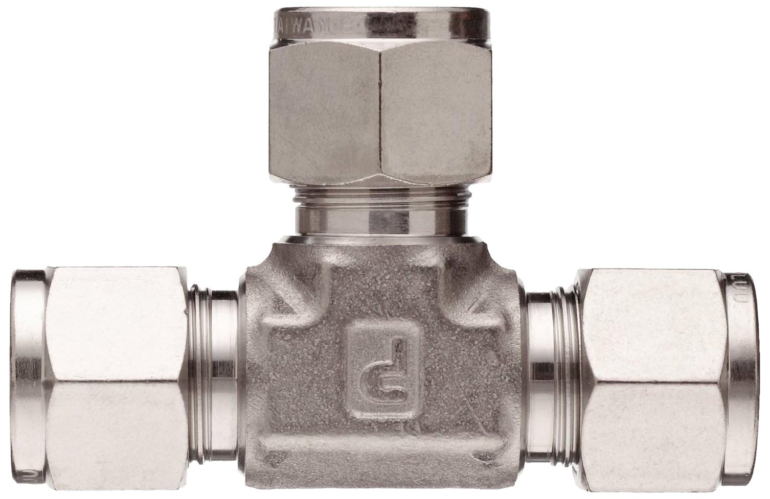 Parker A-LOK 4ET4-316, 316 Stainless Steel Compression Fittings Union Tee 1/4