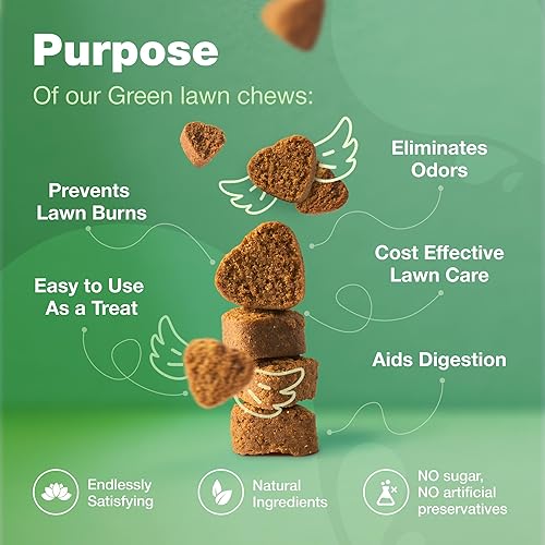 Miniatura 3 de Masticables para quemaduras de hierba para perros, neutralizador de orina de perro para césped, protectores de césped para orina de perro, protector