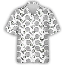 Tennis Lover Hawaiian Shirt for Men - Tennis Sport Short Sleeve Button Down Men Beach Shirts TU-HW_165