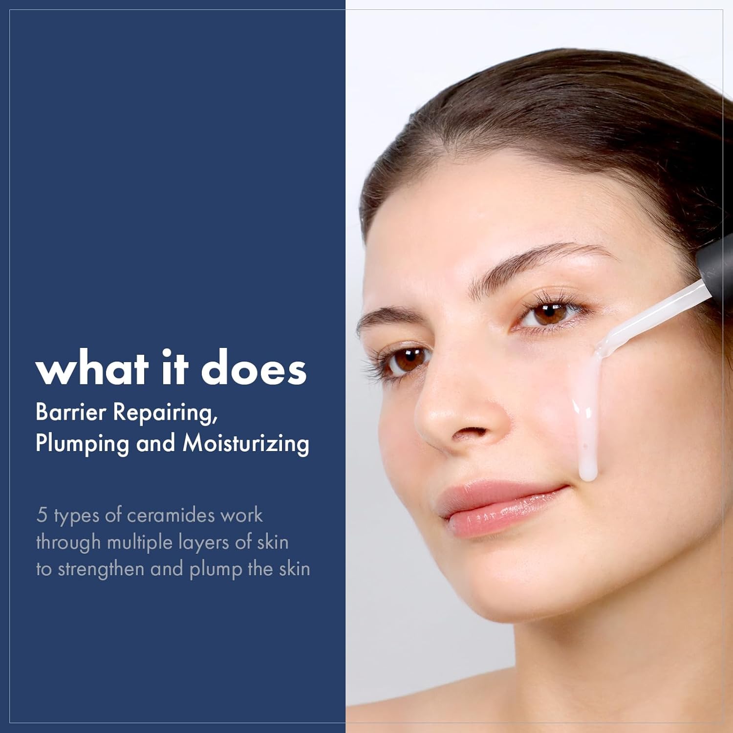 TOSOWOONG Ceramide Barrier Serum, Hydrating Serum for Face, 1,250ppm Ceramide Complex, Niacinamide, Collagen, Panthenol, Centella, Glass Skin, Fragrance-free, Korean Skin Care, 33 ml / 1.11 fl. oz. - Image 3