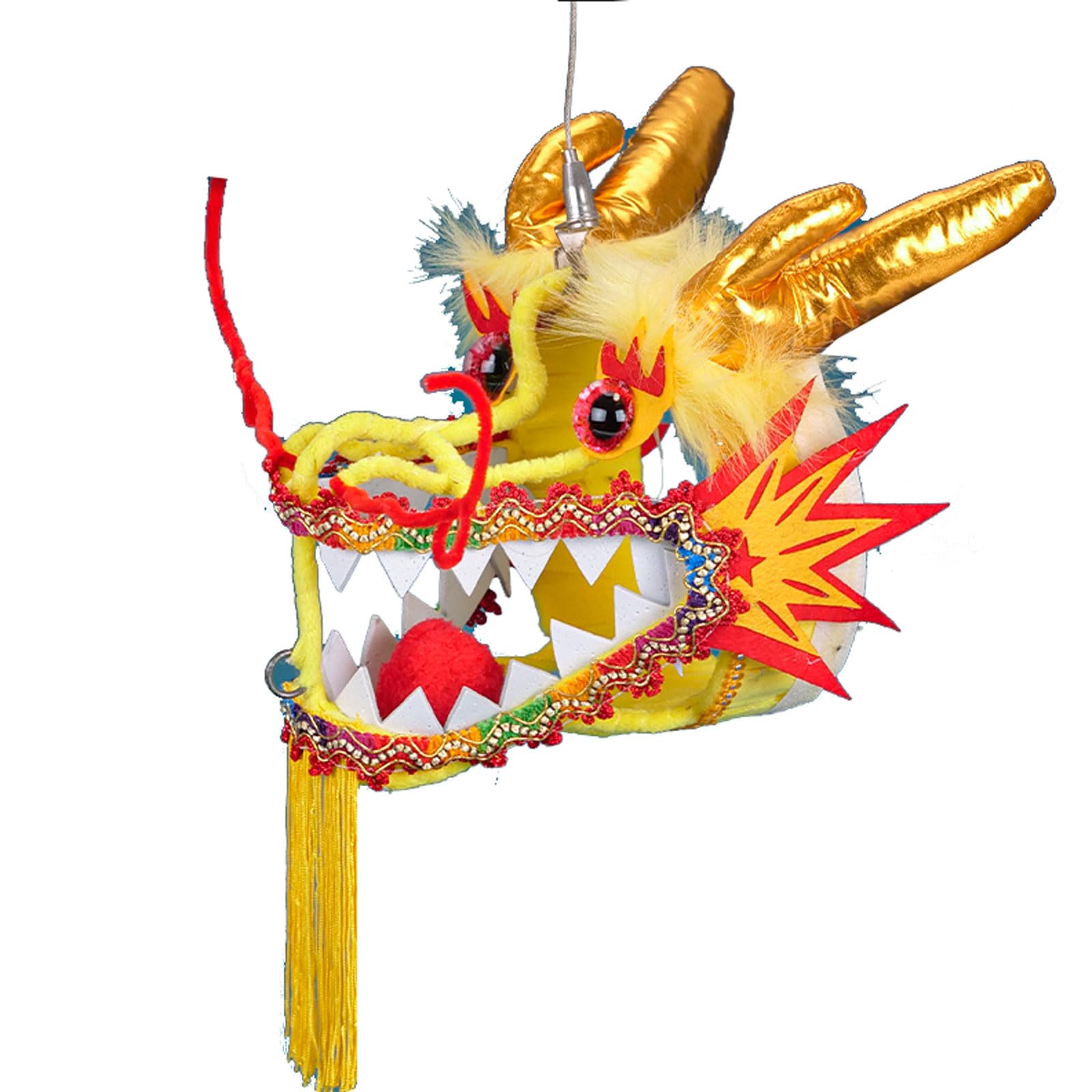 Amazon.com: Dragon Dance Head Chinese New Year Performance Props