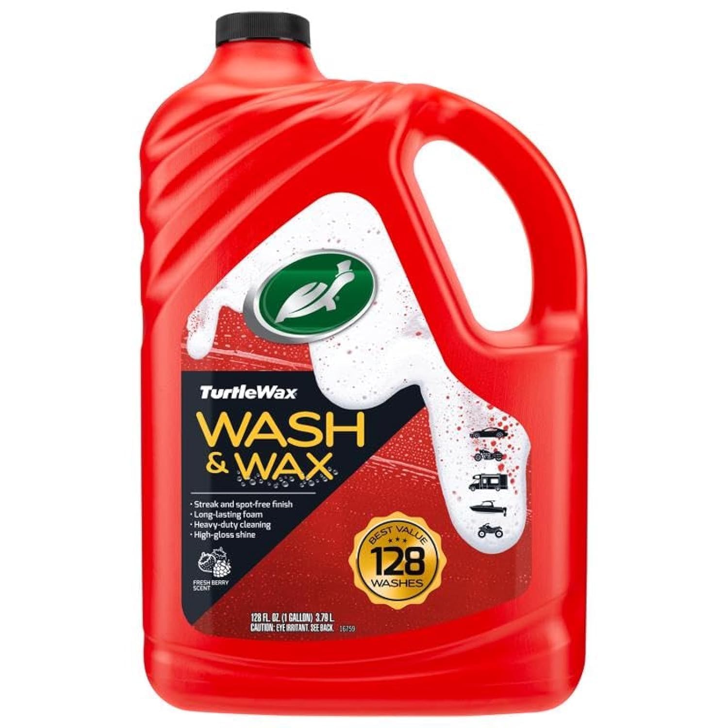 Turtle Wax Car Wash/Wax 1 gal. - Case of: 4;4