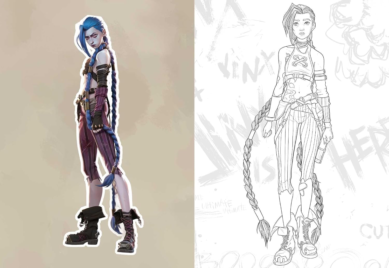 Arcane: The Official Colouring Book