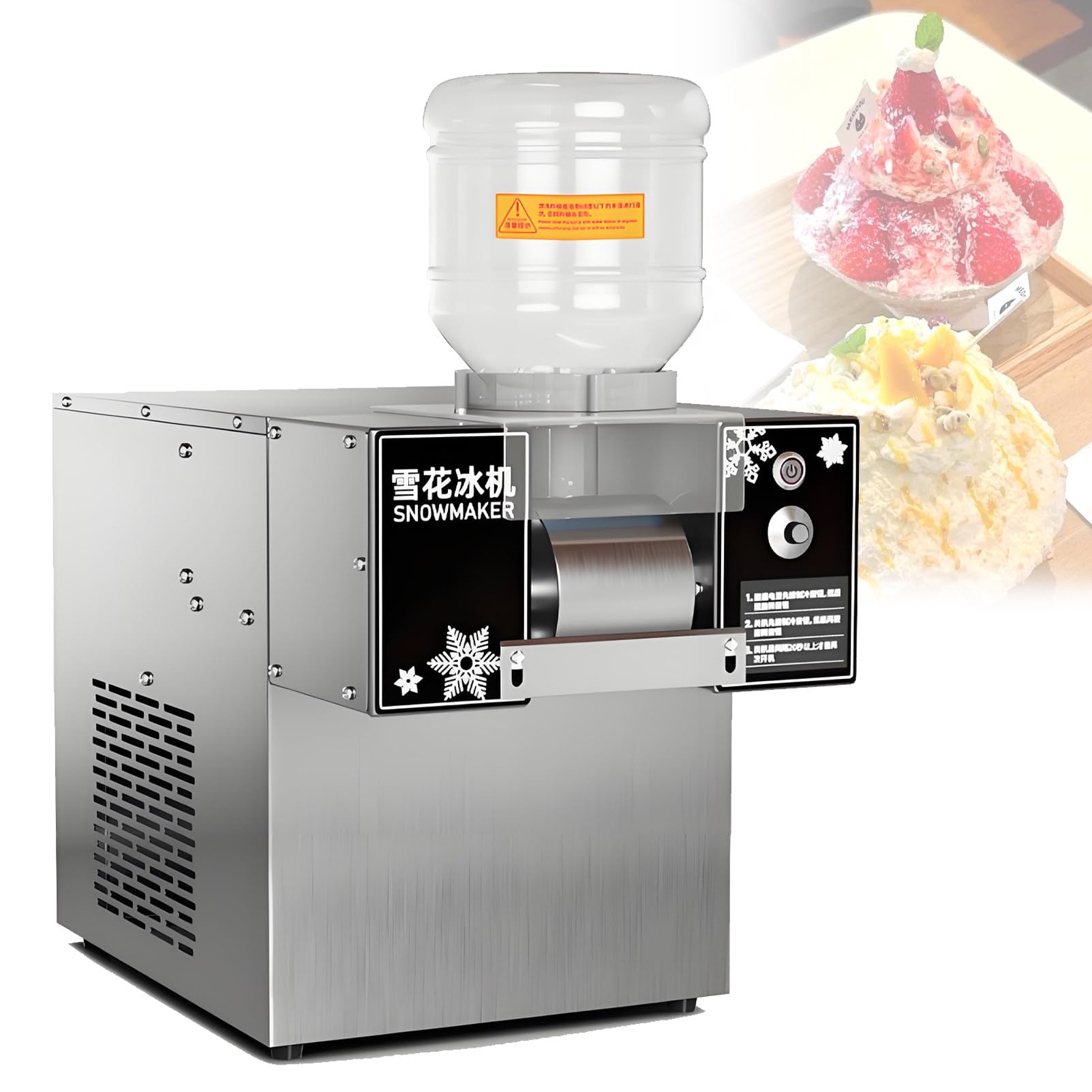 Machine à glace en forme de flocon de neige pour commerce et maison de 60KG