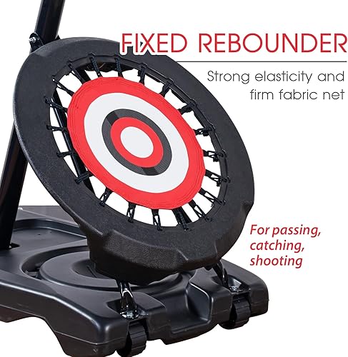 Miniatura 2 de IE SPORTS Aro de baloncesto de 50 pulgadas, aro de baloncesto portátil de 7 a 10 pies de altura ajustable con sistema de portería de baloncesto para