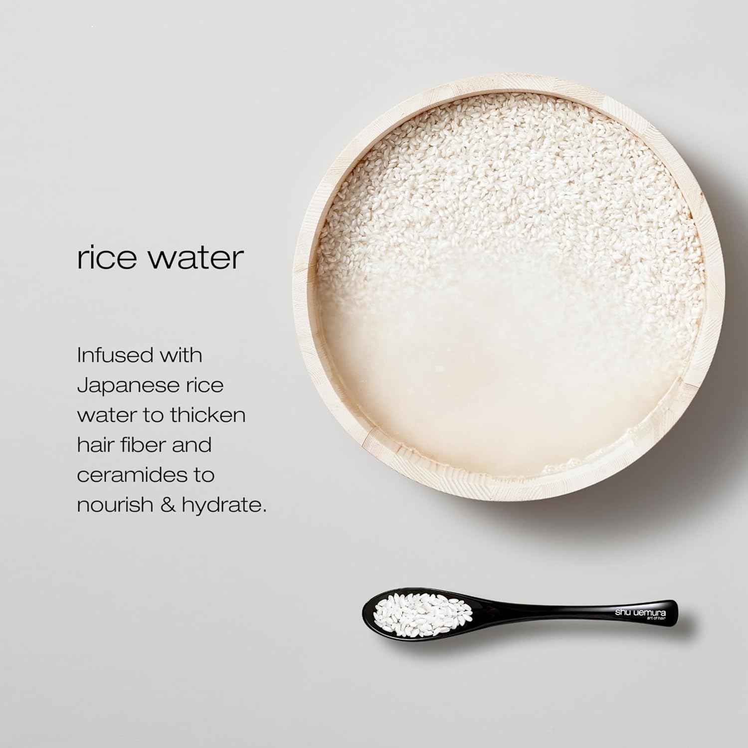 shu uemura art of hair Izumi Tonic Strengthening & Thickening Rice Water Shampoo - Hydrates and Repairs Damaged Hair, Smooths and Adds Shine, With Japanese Rice Water - Image 4