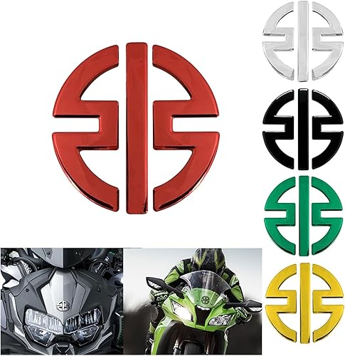 Miniatura 7 de Calcomanía para Kawasaki Ninja Z800 Z250 Z1000 Z400 ZX9R Z400 ZX6R H2R ZX10R Z900 Z650 motocicleta emblema 3D calcomanía calcomanía para rueda de