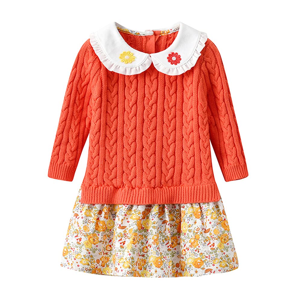 Little Girl Kids O (18 Months) Orange