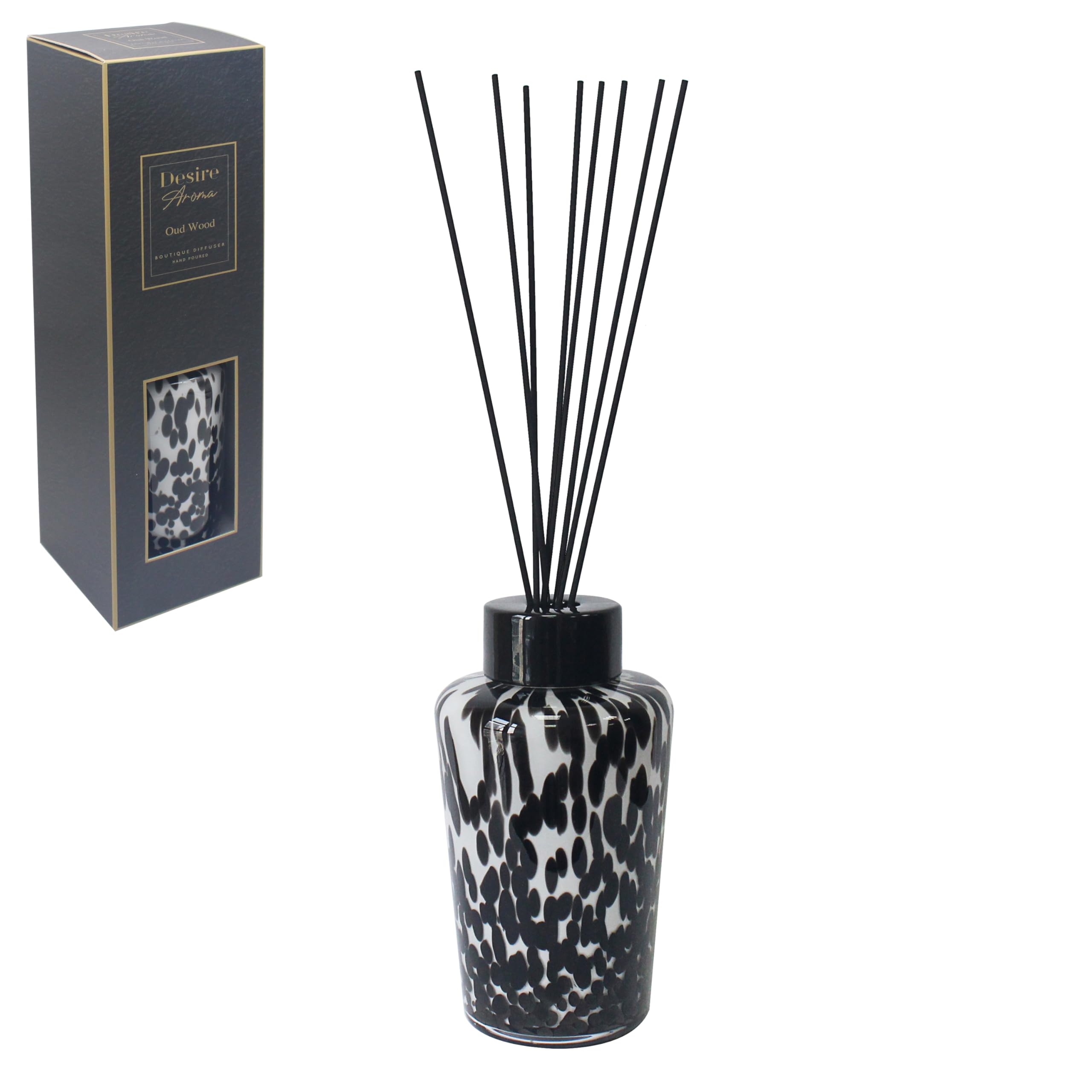 Lesser & Pavey Desire Aroma 2000ml Oudwood Diffusers For Home Fragrance & Air Freshener | Aromatherapy Reed Diffuser For Stress Relief | Lovely Room Accessories Gifts For Women And Men