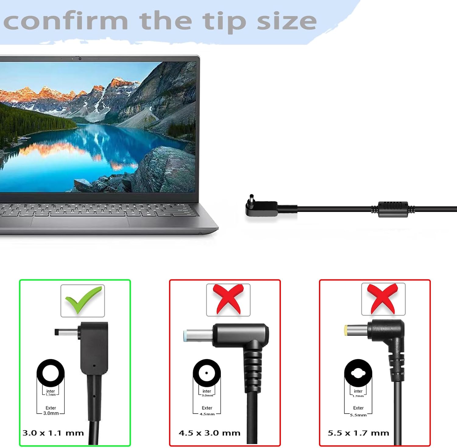 Laptop AC Charger for Acer Aspire 5 A515 A515-56 A515-56T A515-55 A515-54 A515-46 A515-45 A515-44 A514-52G A515-57 A514-54 Laptop - Image 2