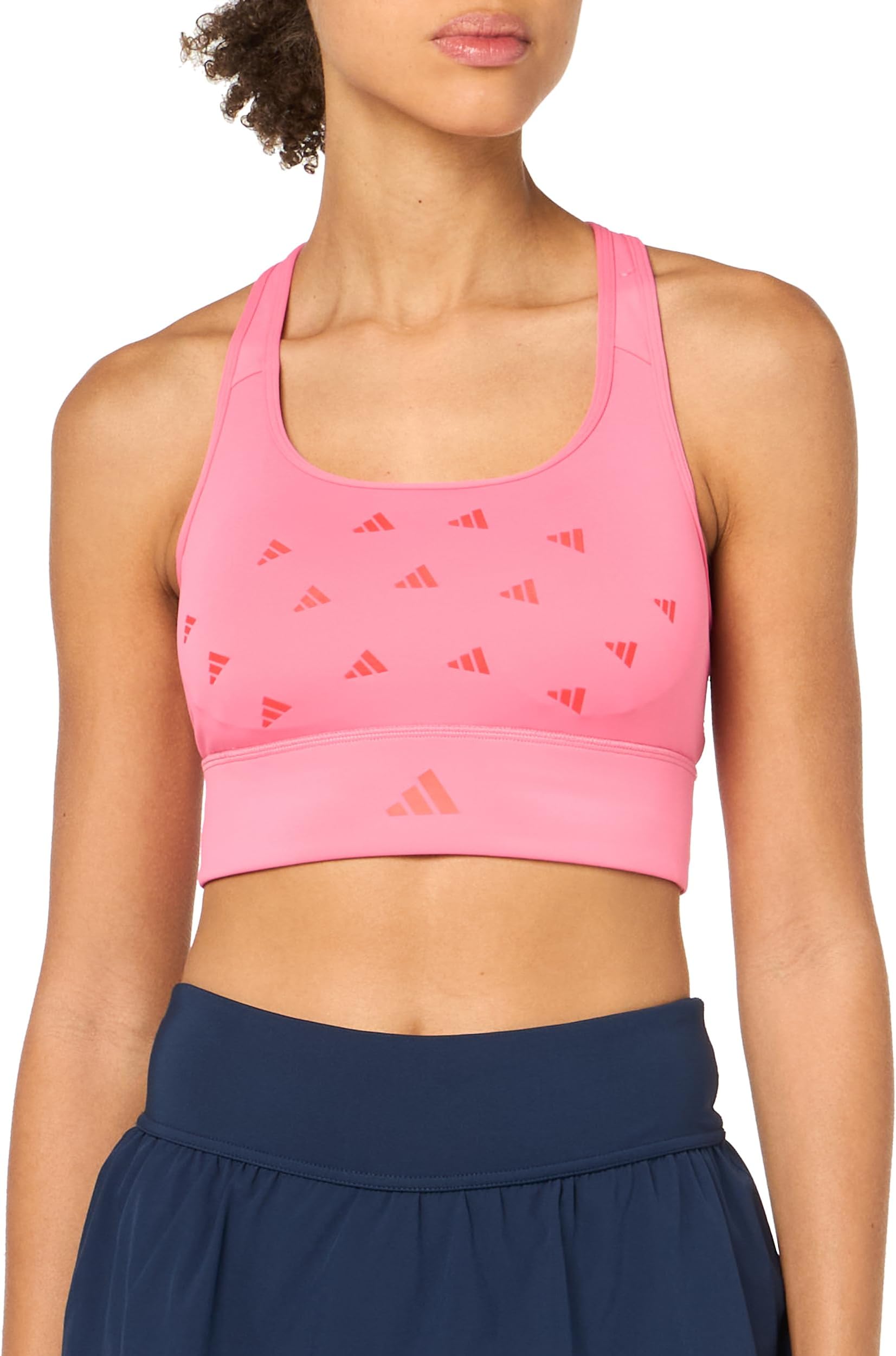 adidas red bra