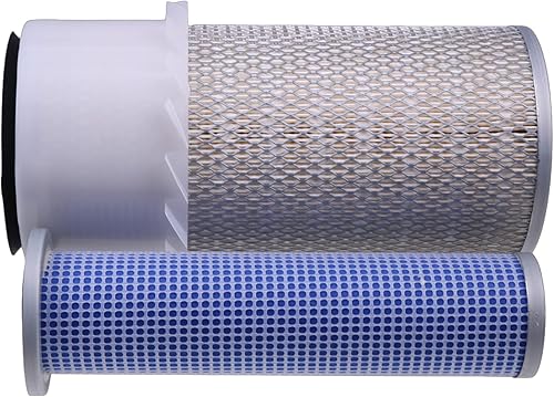 Miniatura 4 de Juego de filtros de aire interior y exterior 1043327M91 3438717M1 compatible con tractor Massey Ferguson 20C 230 235 245