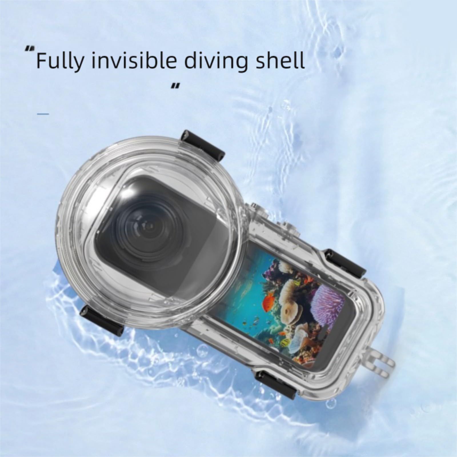 Boîtier de protection étanche pour caméra invisible, profondeur de plongée 60 m, accessoires sous-marins