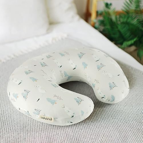 Miniatura 3 de GRSSDER Funda de almohada de lactancia elástica Minky extraíble para almohadas de lactancia materna, funda ultra suave y cómoda para niños y niñas,