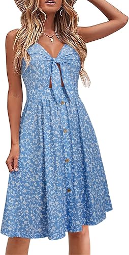 VOTEPRETTY Women's Summer Dresses Sundresses Beach Clothes Outfit Vacation 2025 