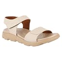 Medifeet Women's Ankle Strap Sandals (CREAM, UK Footwear Size System, Adult, Women, Numeric, Medium, 10) gallery image