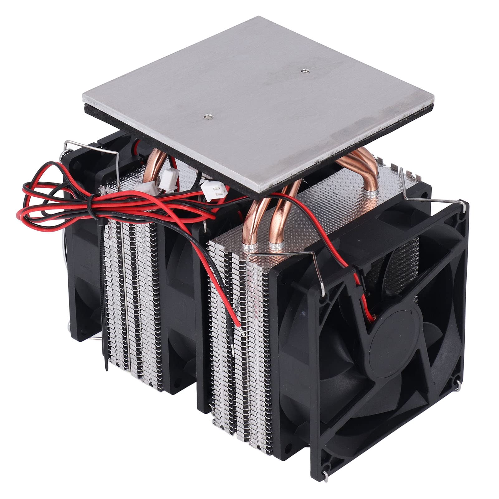 FTVOGUE 12-V-Halbleiter-Kühlsystem, Thermoelektrisches Kühlmodul mit Messingrohren, 120-W-Mini-Wechselstrom für die Kühlung von Haustieren