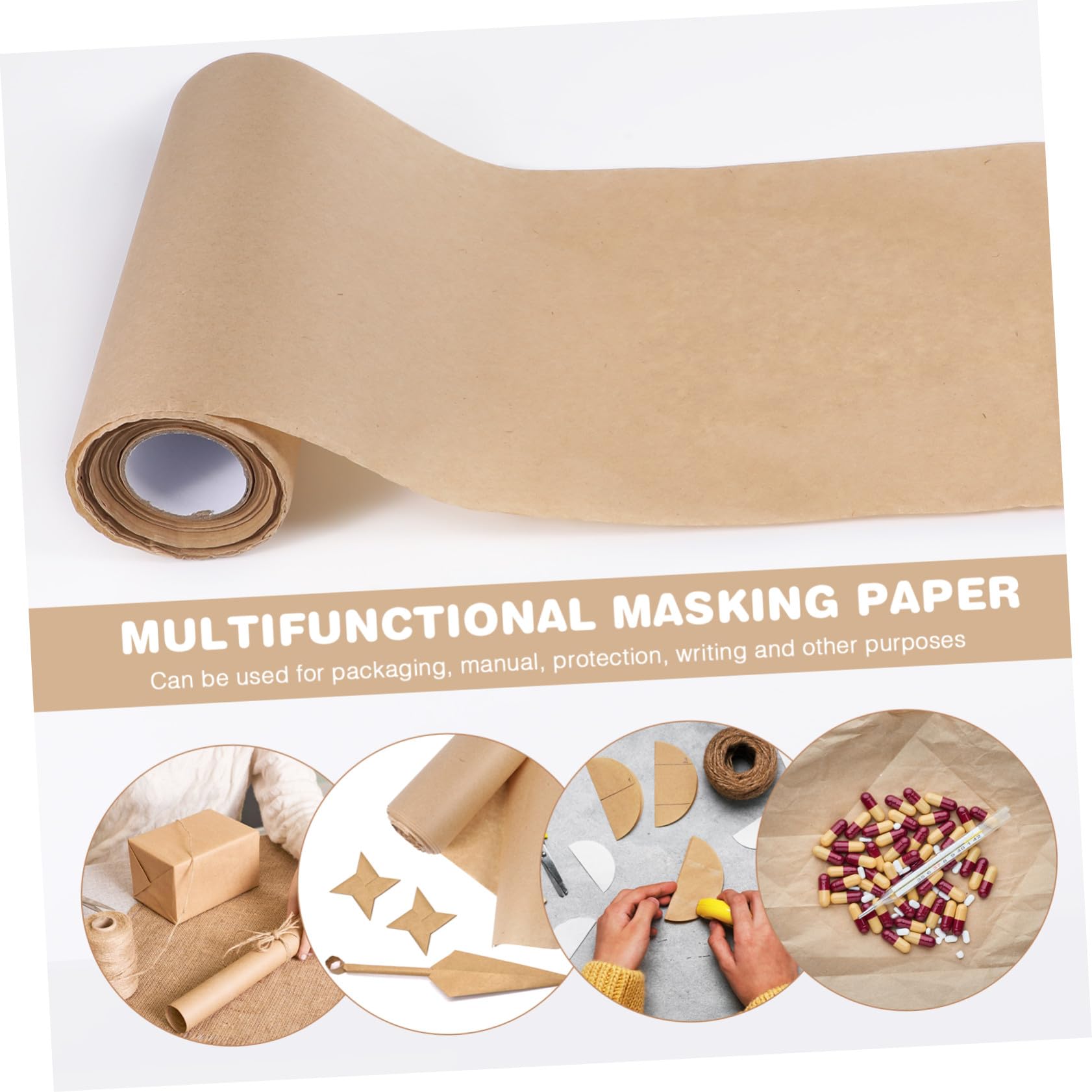 Kraftpapier Geschenkpapier Verpacken Braunes aus Rolle
