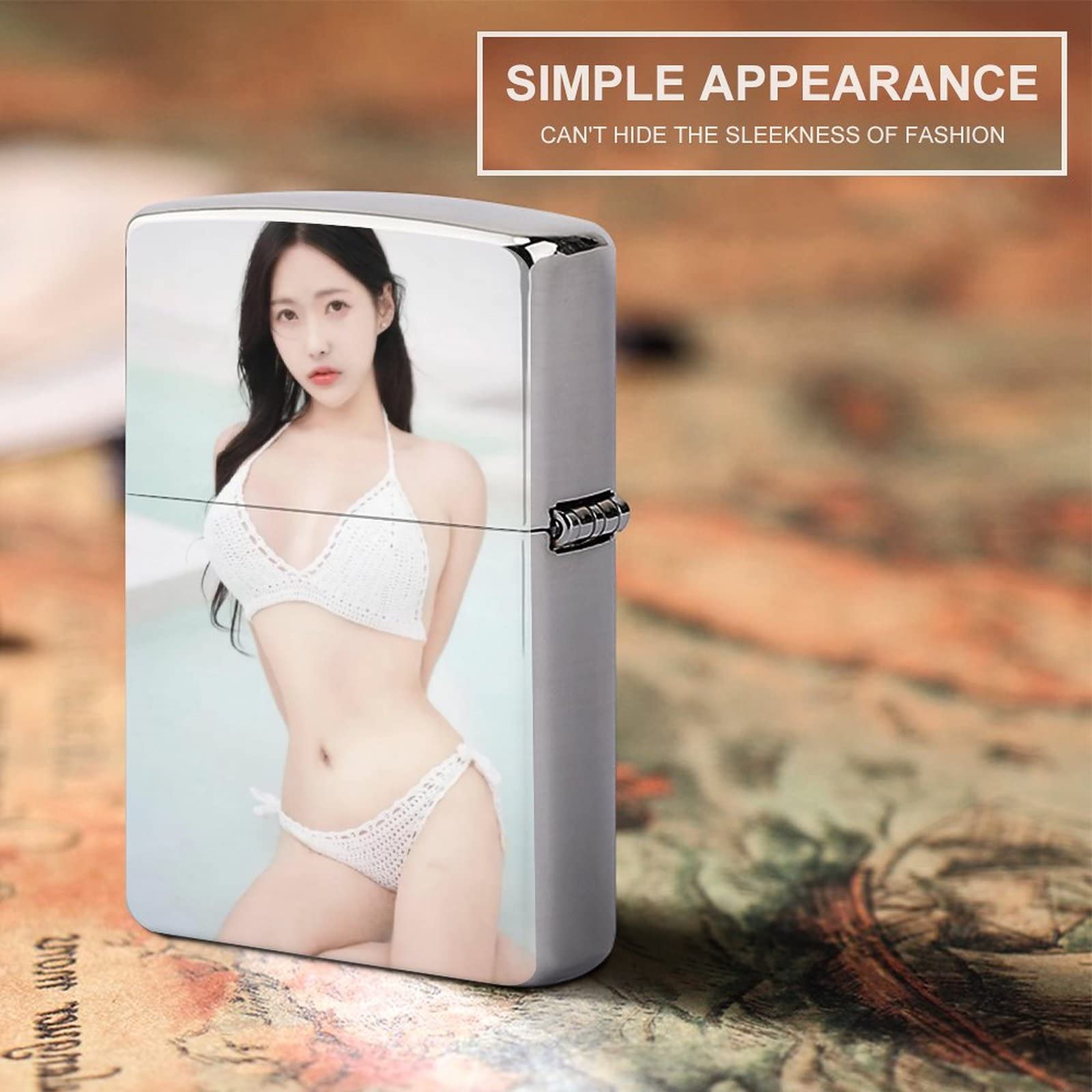 Amazon.co.jp: ジッポライター 外側ケース セクシーでキュートなビキニ