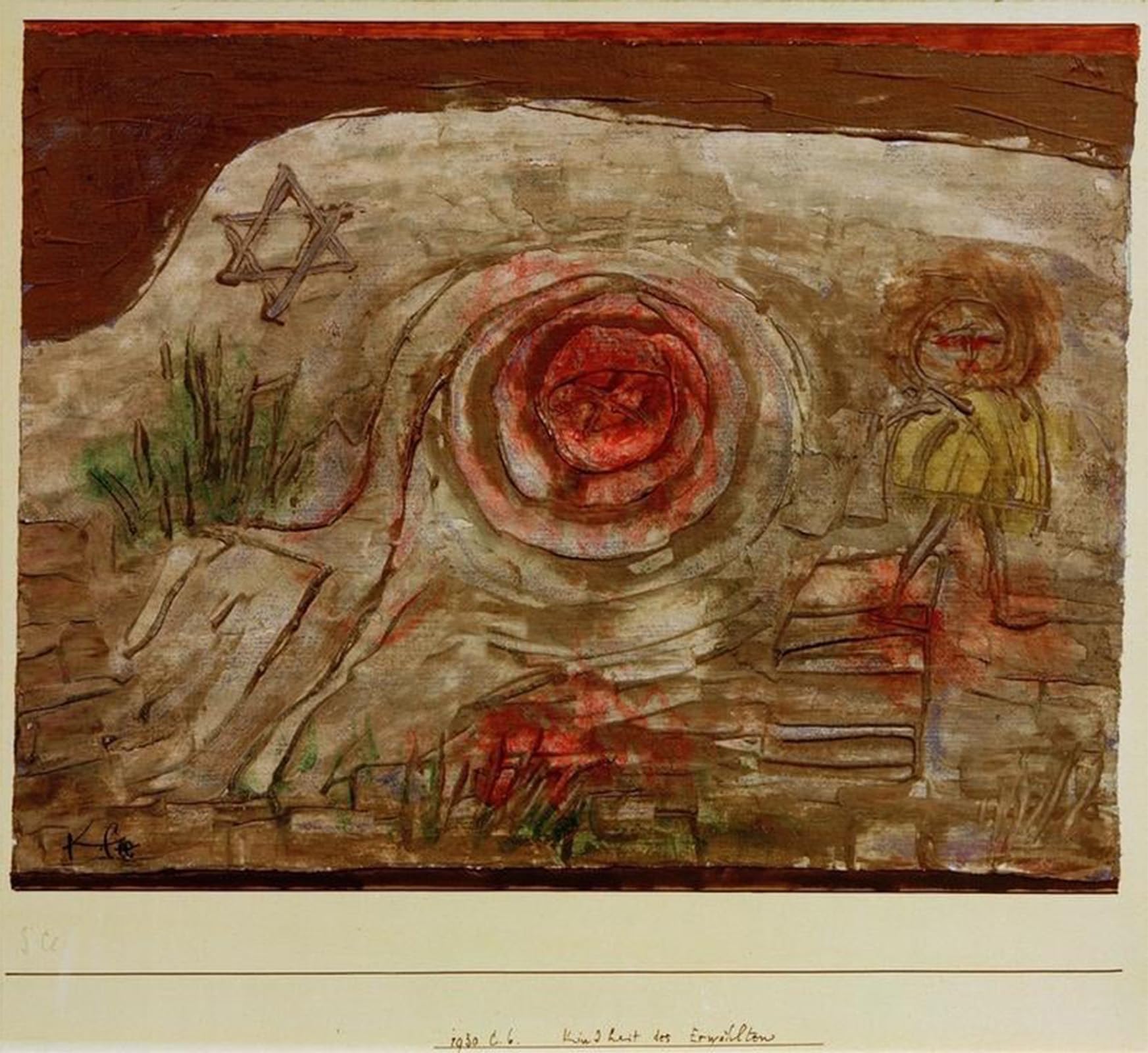 Peinture sur Toile Abstrait Paul Klee pour Mur Salon Vide