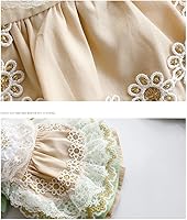 Vista 106 de Vestido de princesa de encaje para perros pequeños y pequeños extragrandes, color negro, talla L