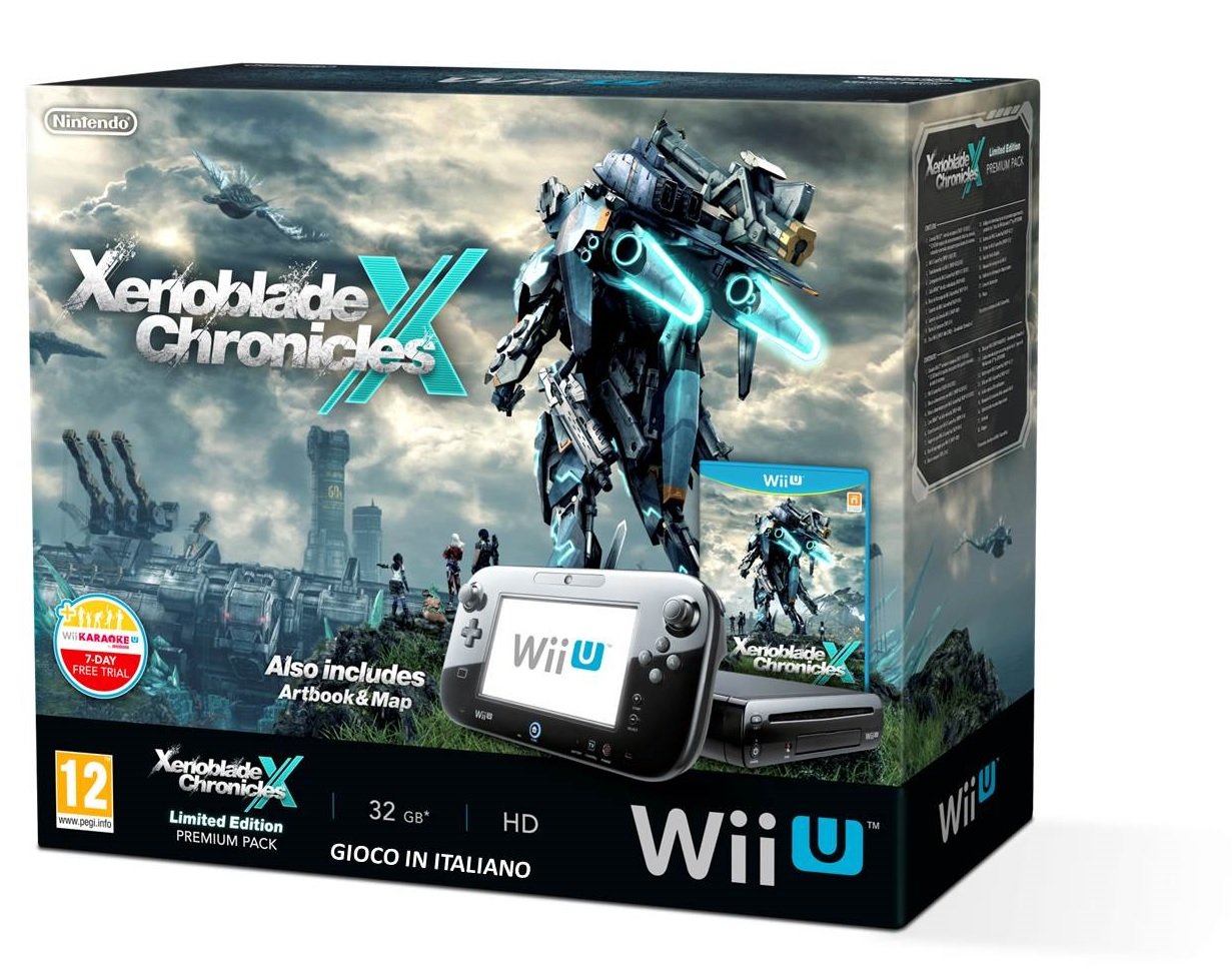 Nintendo Wii U + Xenoblade Chronicles X Premium Pack - Limited Edition [Importación Italiana]