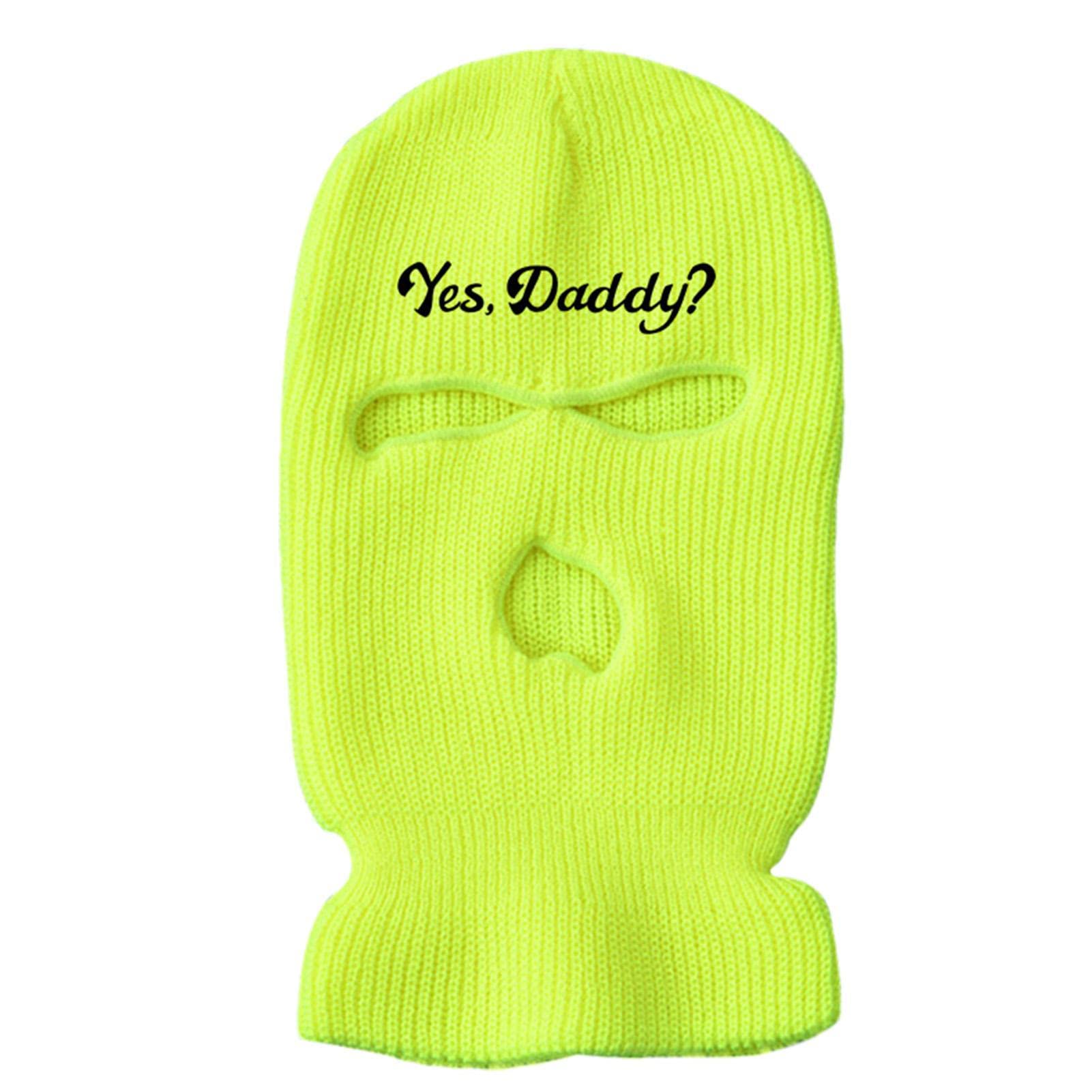 ZYUTGFull Face Cover Balaclava, 3-Hole Balaclava for Winter Running, Warm Knit Ski Hat, Full Face Cover for Men Women, Full Face Balaclava for Cold Weather