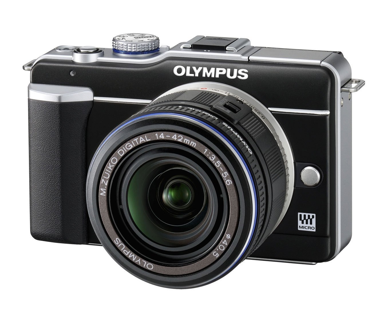 Olympus E-PL1 Compact System Camera - Black (14-42mm Black Lens