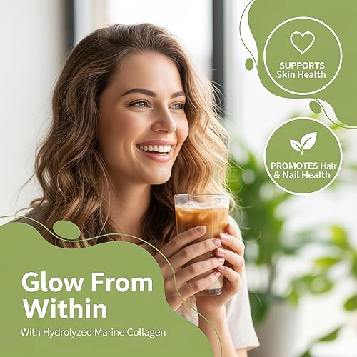 Miniatura 6 de UMEWISH Café instantáneo de hongos  7 hongos adaptogénicos con colágeno marino, melena de león, cordyceps, chaga, reishi para energía, enfoque,