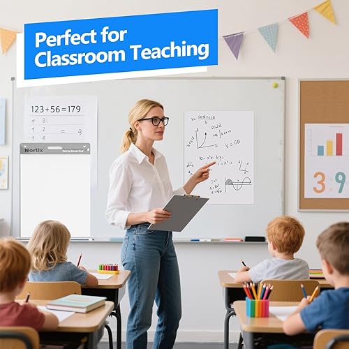 Miniatura 8 de Nortix Papel de carta, almohadillas adhesivas de caballete, papel de gráfico para profesores, súper adhesivo y resistente a las manchas, mini papel