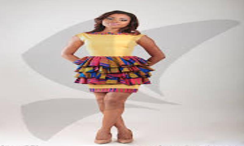 ghanaian fashion dresses Ghanaian Midi Ankra Dress