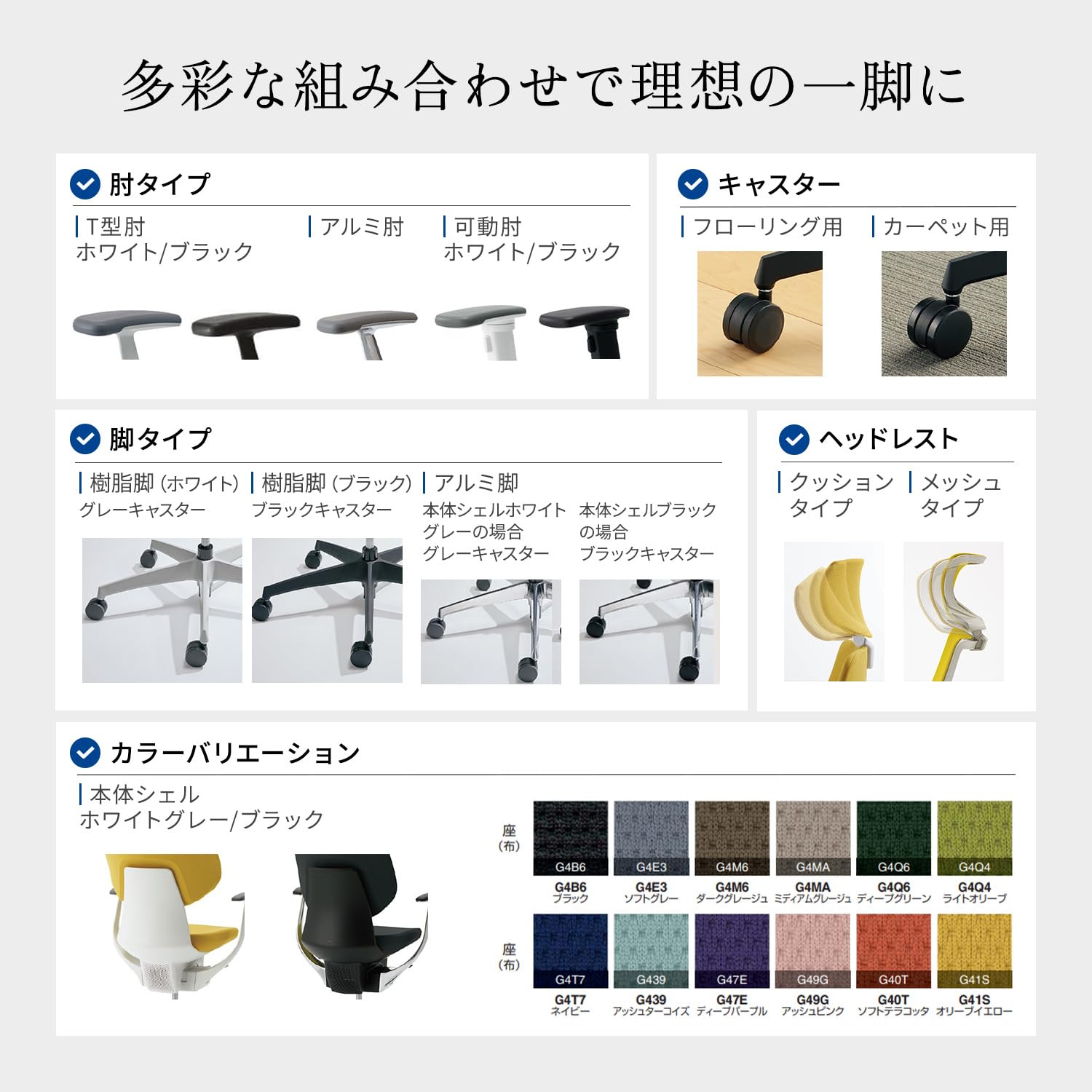 Amazon | コクヨ オフィスチェア イング CR-G3203E6G4B6-VNN 