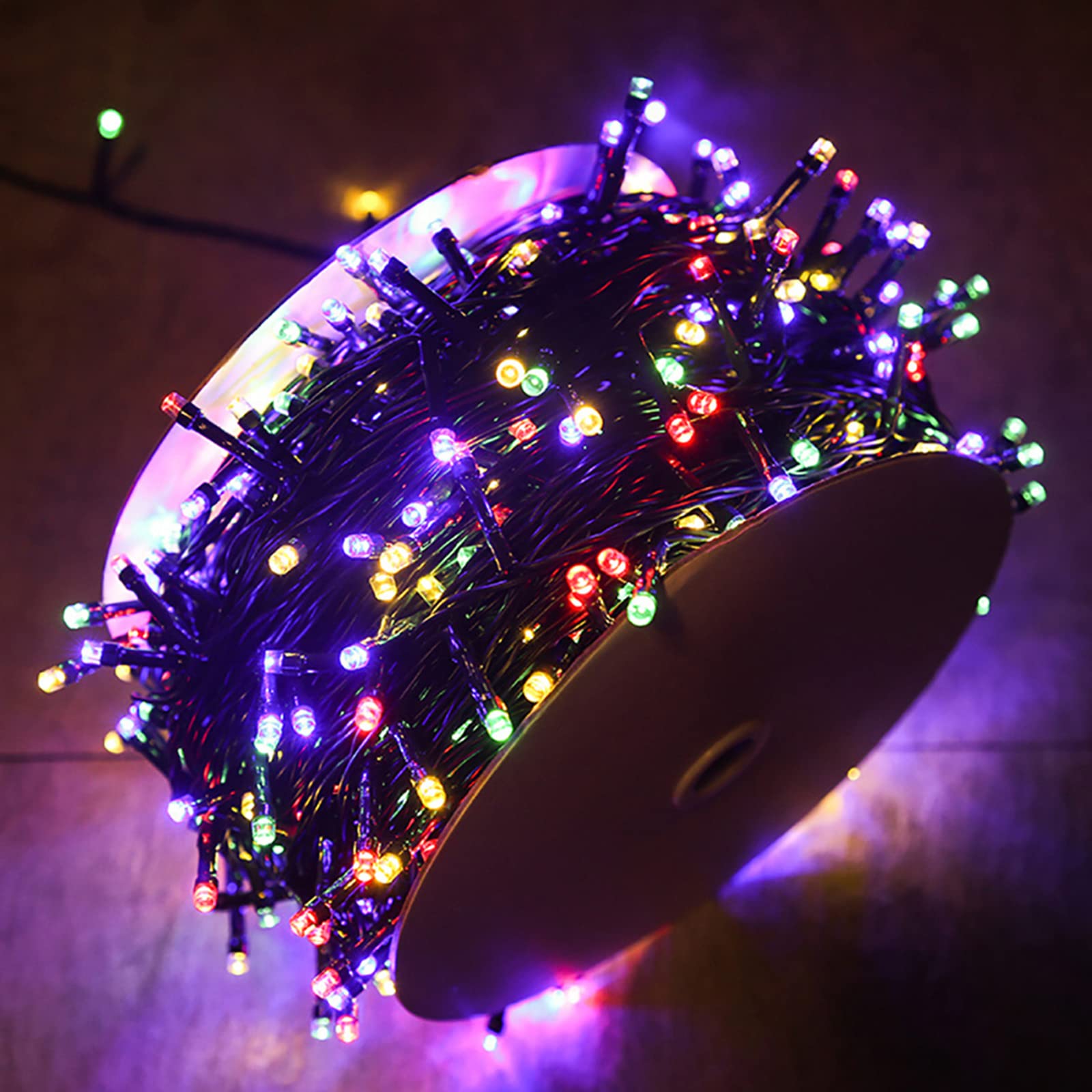 NAIZY Christmas Decorations Fairy Lights - 30M 300 LED Outdoor Christmas String Lights Plug in IP44 Waterproof 8 Modes for Indoor Outside Garden Tree Party Bedroom Halloween - RGB