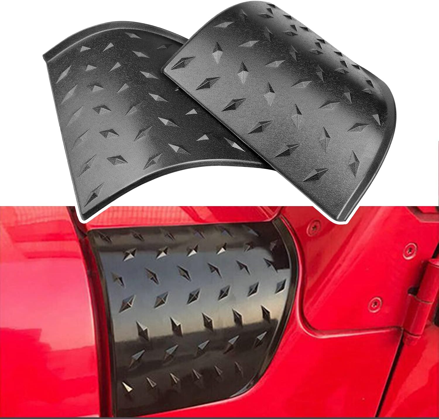 Cowl Armor Cover Side Body Cowling Armor Corner Guard for 1997-2006 Jeep Wrangler TJ