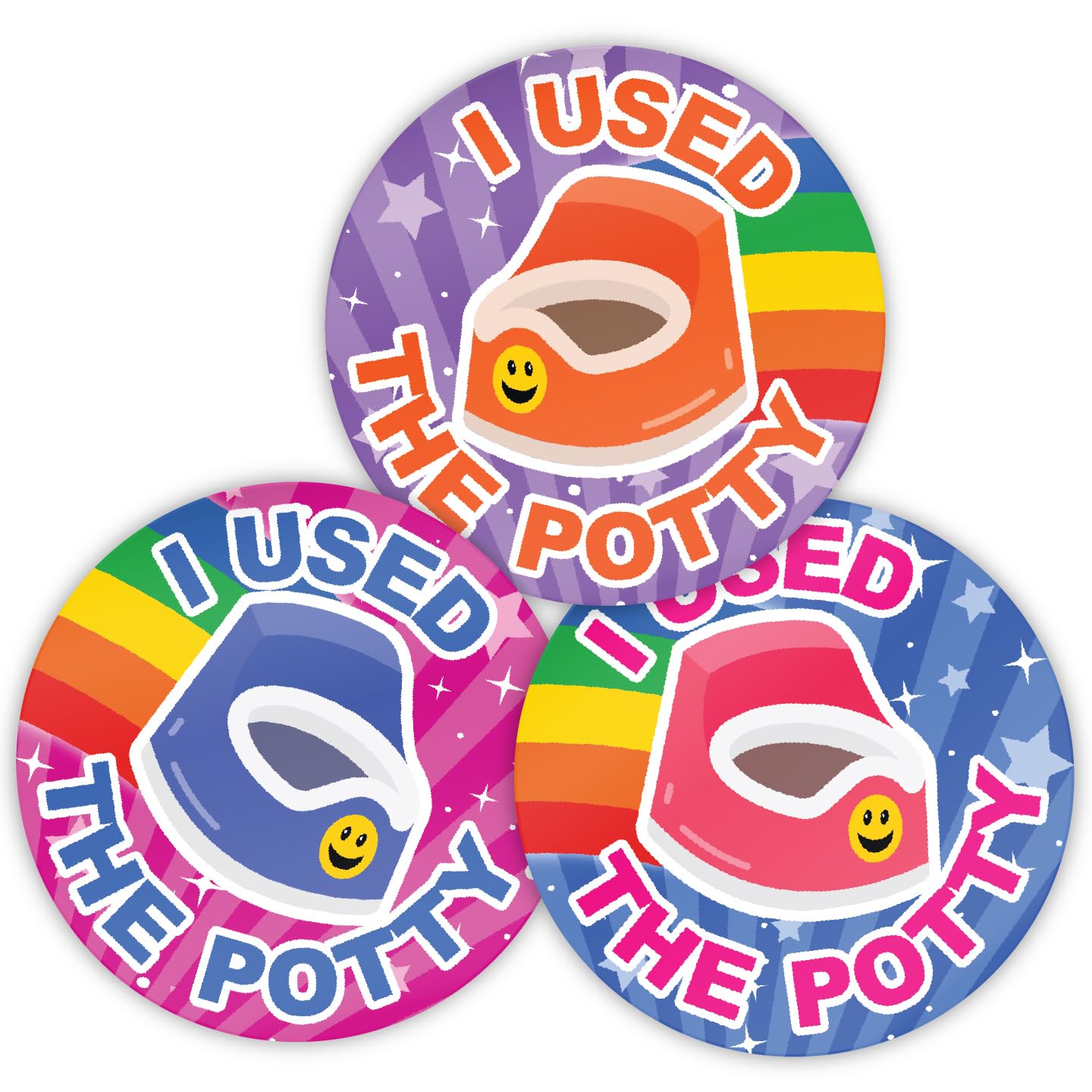 Stone Melon School Reward Stickers 144 I Used The Potty Stickers 30Mm Round Awards Nursery Teachers Parents Children Kids