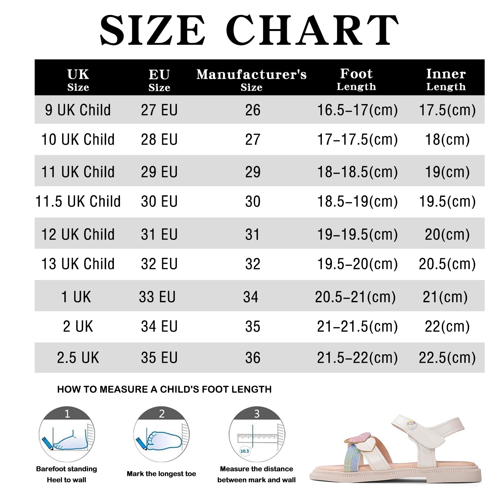 Sandalias Niña Verano Punta Abierta 27-35 EU
