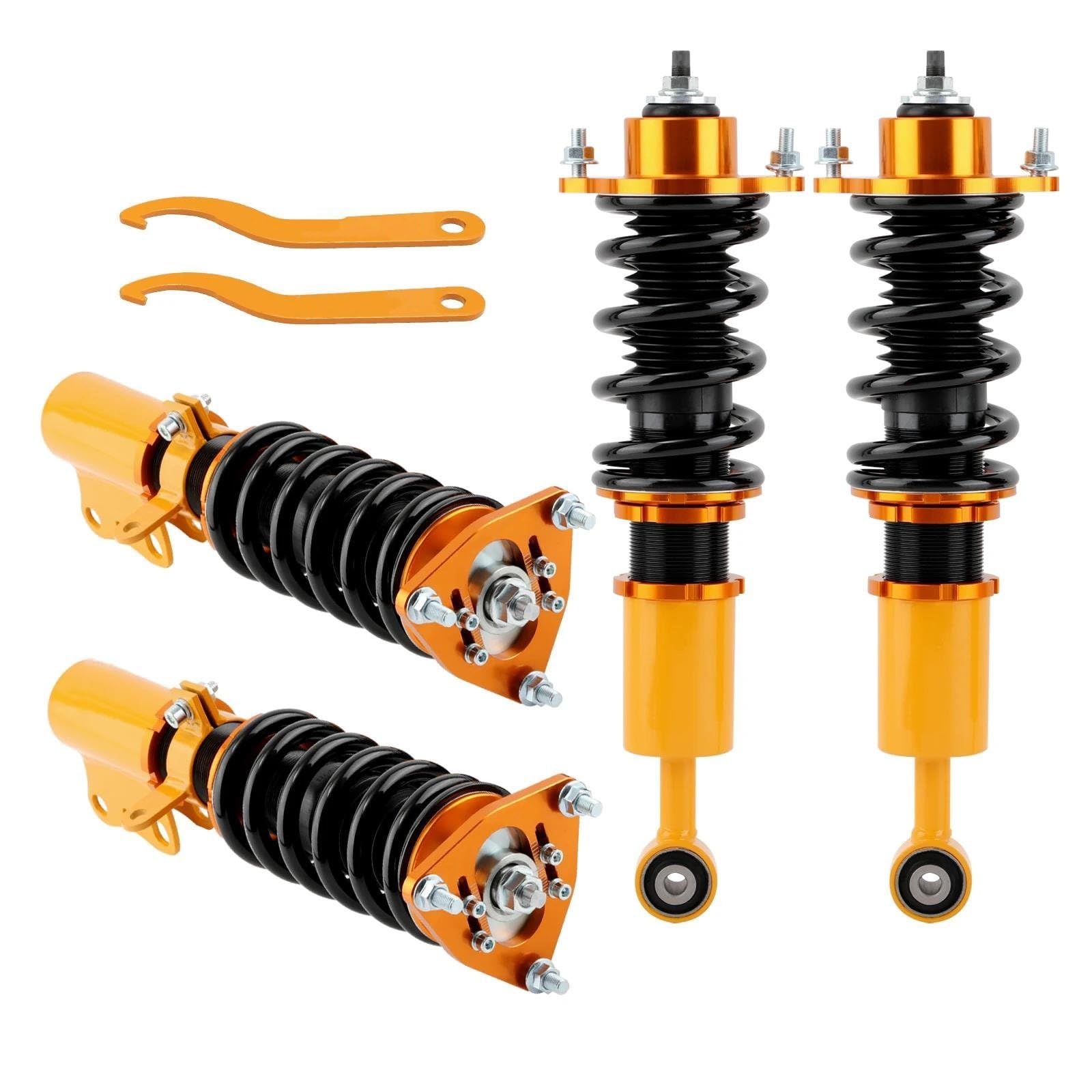 Ammortizzatori Auto Kit Abbassamento Coilovers per Mitsubishi per Lancer GTS Sedan 2008-2016 Ammortizzatori Kit Abbassamento Coilover Regolabile in Altezza Ammortizzatore Posteriore