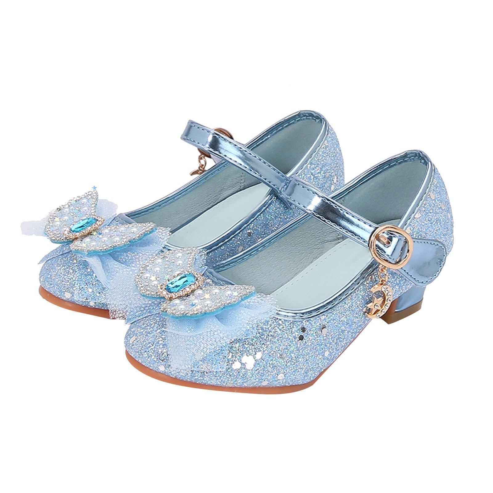 Scarpe Eleganti per Ragazze Sandali da Bambina Scarpe Tacchi Bambina Scarpe Ragazze Vernice Scarpe Bambina Cerimonia Scarpe Ragazza per Cerimonia Festa Scarpette Danza Bambina