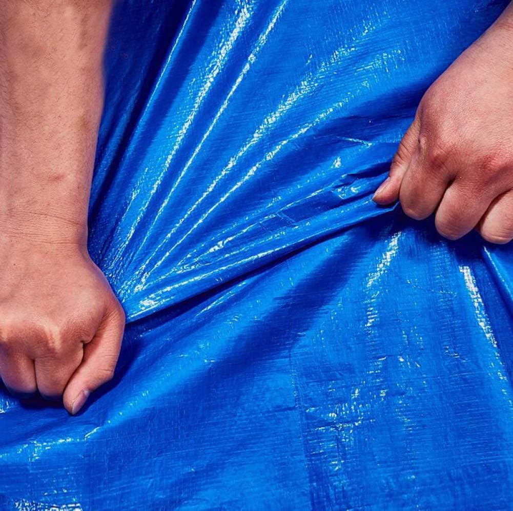Heavy Duty Tarp, 0.2mm Thick, Waterproof Tarp Cover for Rain, Camping, Tent Tarp, Shading, Garden Furniture, 4 * 4M
